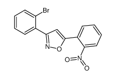 5-(2-nitrophenyl)-3-(2-methoxyphenyl)isoxazole Structure