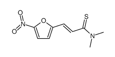 2-Furanacrylamide,N,N-dimethyl-5-nitrothio- (8CI)结构式