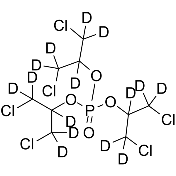 Tris(1,3-dichloro-2-propyl) Phosphate-d15结构式