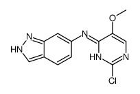 N-(2-chloro-5-methoxypyrimidin-4-yl)-1H-indazol-6-amine picture
