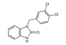 1-(3,4-dichlorobenzyl)-2-benzimidazolinone Structure