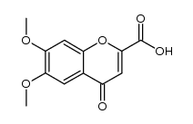 6,7-dimethoxy-4-oxo-4H-chromene-2-carboxylic acid结构式