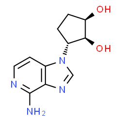 9-(2',3'-dihydroxypentan-1'-yl)-3-deazaadenine picture