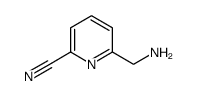 2-Pyridinecarbonitrile,6-(aminomethyl)-(9CI) structure