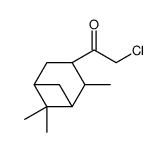 Ethanone, 2-chloro-1-(2,6,6-trimethylbicyclo[3.1.1]hept-3-yl)- (9CI)结构式