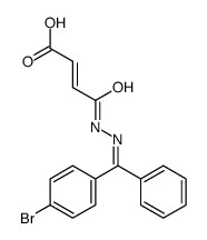 (Z)-4-[(2E)-2-[(4-bromophenyl)-phenylmethylidene]hydrazinyl]-4-oxobut-2-enoic acid结构式