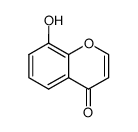 4H-1-Benzopyran-4-one, 8-hydroxy-结构式