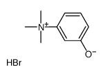 (3-hydroxyphenyl)-trimethylazanium,bromide Structure