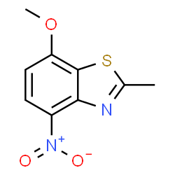 Benzothiazole, 7-methoxy-2-methyl-4-nitro- (9CI) picture