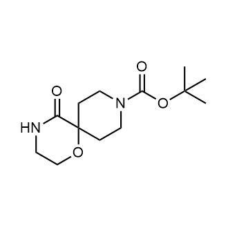 tert-Butyl 5-oxo-1-oxa-4,9-diazaspiro[5.5]undecane-9-carboxylate Structure