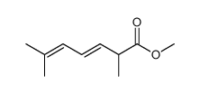 trans-2,6-Dimethyl-heptadien-(3,5)-saeure-methylester结构式