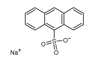 9-Anthracenesulfonic acid sodium salt structure