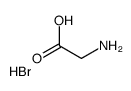 2-aminoacetic acid,hydrobromide Structure