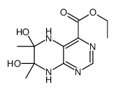 5,6,7,8-Tetrahydro-6,7-dihydroxy-6,7-dimethyl-4-pteridinecarboxylic acid ethyl ester picture