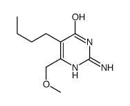 2-AMINO-5-BUTYL-6-(METHOXYMETHYL)PYRIMIDIN-4-OL Structure