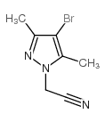 2-(4-BROMO-3,5-DIMETHYL-1H-PYRAZOL-1-YL)ACETONITRILE Structure