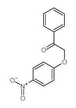 2-(4-nitrophenoxy)-1-phenyl-ethanone结构式