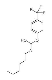[4-(trifluoromethyl)phenyl] N-hexylcarbamate Structure
