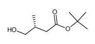 (R)-tert-butyl 4-hydroxy-3-methylbutanoate Structure