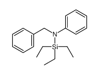 N-benzyl-N-triethylsilylaniline结构式