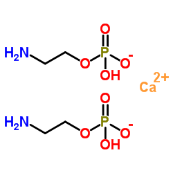 Calcium bis(2-aminoethyl hydrogen phosphate)结构式