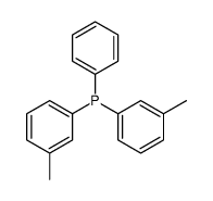 bis(3-methylphenyl)-phenylphosphane结构式