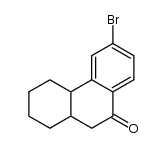 6-bromo-2,3,4,4a,10,10a-hexahydrophenanthren-9(1H)-one结构式