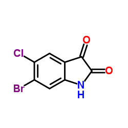 6-Bromo-5-chloroindoline-2,3-dione picture
