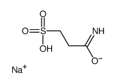 1-Propanesulfonic acid, 3-amino-3-oxo-, monosodium salt结构式