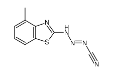 1-Triazenecarbonitrile,3-(4-methyl-2-benzothiazolyl)-(8CI) structure