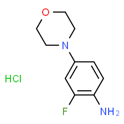 2-Fluoro-4-morpholinoaniline Dihydrochloride Structure