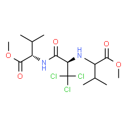 Valine, 3,3,3-trichloro-N-[1-(methoxycarbonyl)-2-methylpropyl]alanyl-, methyl ester (9CI)结构式