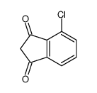 4-氯茚满-1,3-二酮结构式