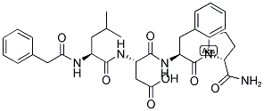 Phenylac-Leu-Asp-Phe-D-Pro-NH2结构式