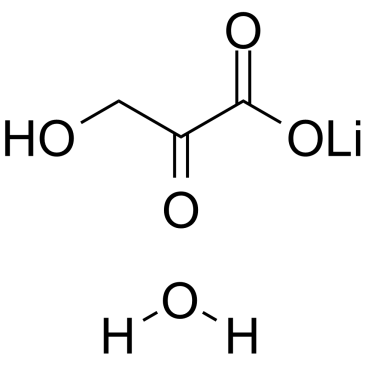 Hydroxypyruvic acid lithium hydrate结构式