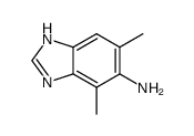 1H-Benzimidazol-5-amine,4,6-dimethyl-(9CI)结构式