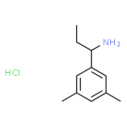 1-(3,5-二甲基苯基)丙-1-胺盐酸盐结构式