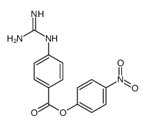 4-nitrophenyl 4'-guanidinobenzoate structure