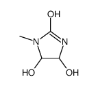 4,5-dihydroxy-1-methylimidazolidin-2-one Structure