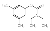 Carbamic acid,diethylthio-, O-3,5-xylyl ester (8CI)结构式