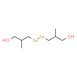 3,3'-Diselenobis(2-methyl-1-propanol)结构式