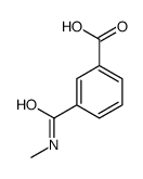 3-(methylcarbamoyl)benzoic acid结构式