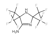 2,2,5,5-tetrakis(trifluoromethyl)-1H-imidazol-4-amine Structure