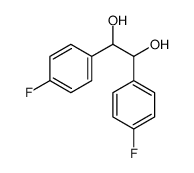 1,2-bis(4-fluorophenyl)ethane-1,2-diol structure