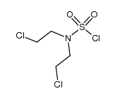 N.N-Di-(2-chlorethyl)-sulfaminsaeurechlorid结构式