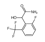 Benzeneacetamide,2-fluoro--alpha--hydroxy-6-(trifluoromethyl)- Structure