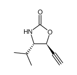 2-Oxazolidinone,5-ethynyl-4-(1-methylethyl)-,(4S,5S)-(9CI) structure