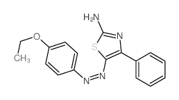 4-ethoxy-N-[(2-imino-4-phenyl-1,3-thiazol-5-ylidene)amino]aniline Structure