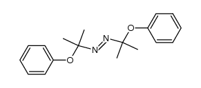 1,2-bis(2-phenoxypropan-2-yl)diazene Structure