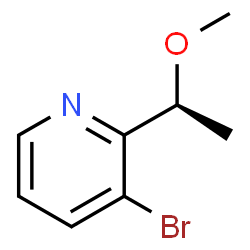 (S)-3-Bromo-2-(1-methoxyethyl)pyridine structure